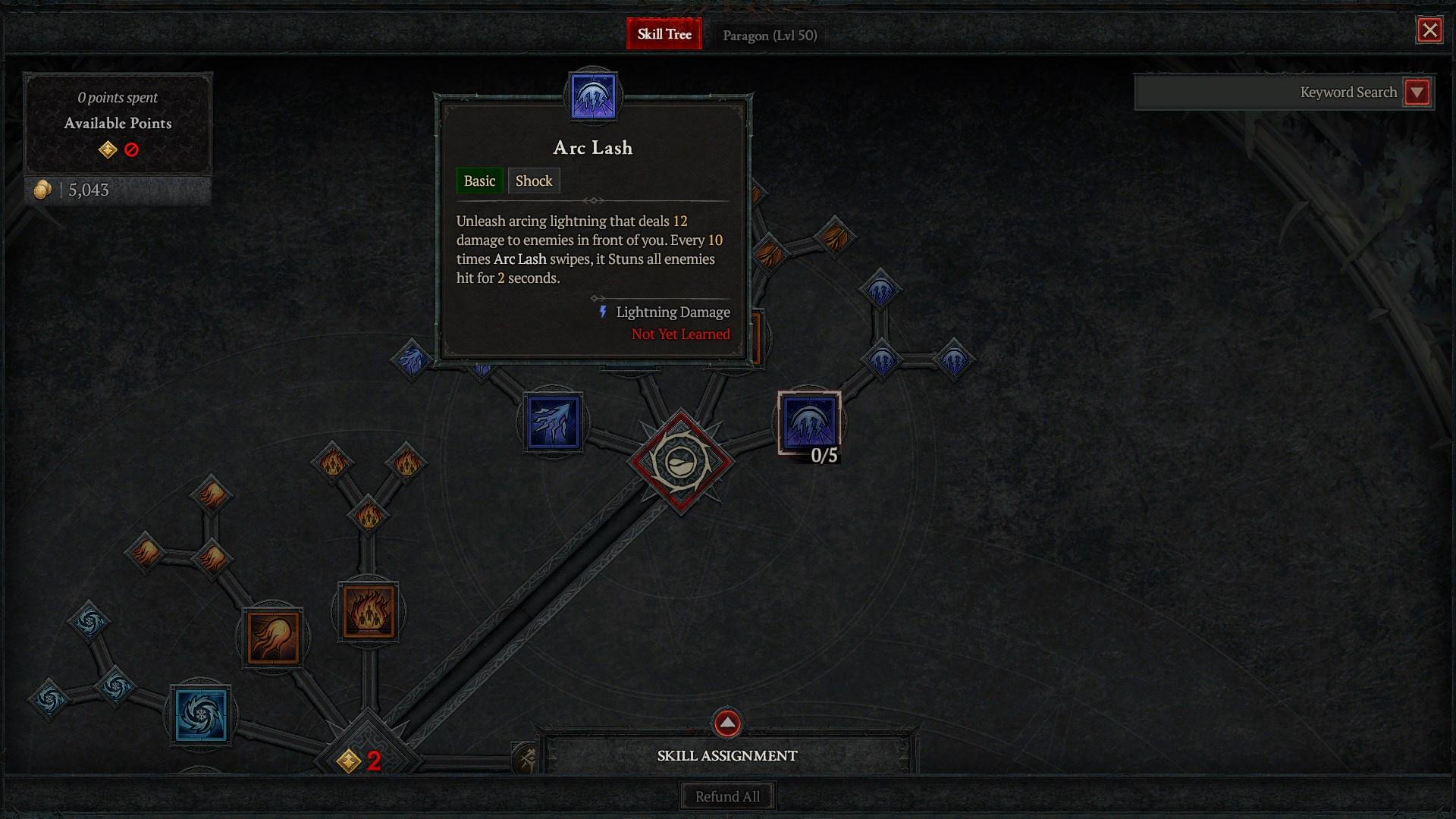 diablo 4 sorc arc lash